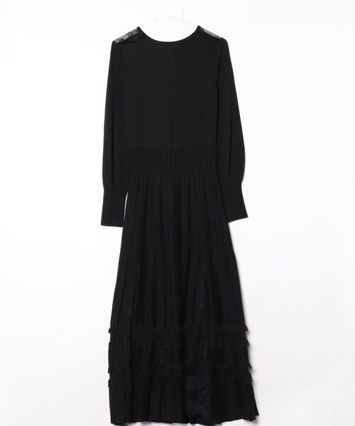 Her lip to 「Her to」 ニットワンピース M ブラック レディース