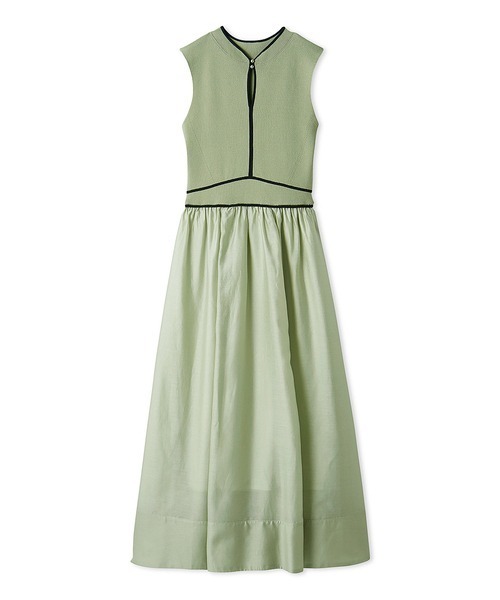 LILY BROWN 【WEB限定00サイズ】ラインニットドッキングワンピース WEB限定00サイズ】ラインニットドッキングワンピース｜リリー