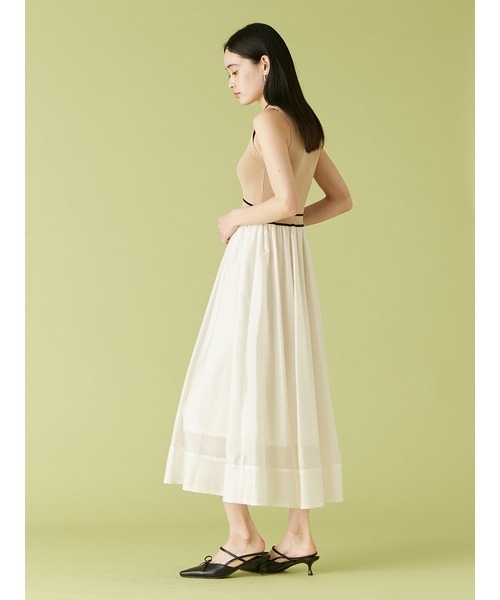 LILY BROWN｜ラインニットドッキングワンピース | Rakuten