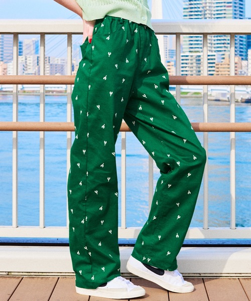 LOB パンツ ロブスター総柄パンツ レディース : ZOZOTOWN Yahoo!店