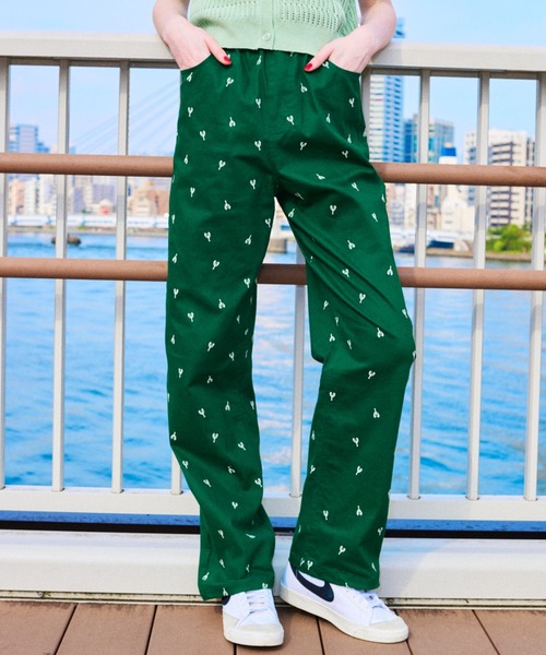 LOB パンツ ロブスター総柄パンツ レディース : ZOZOTOWN Yahoo!店