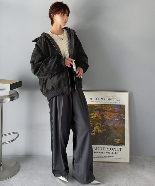 Java ブルゾン アウター 「JaVaジャバコラボ」甘辛バランスで“大人