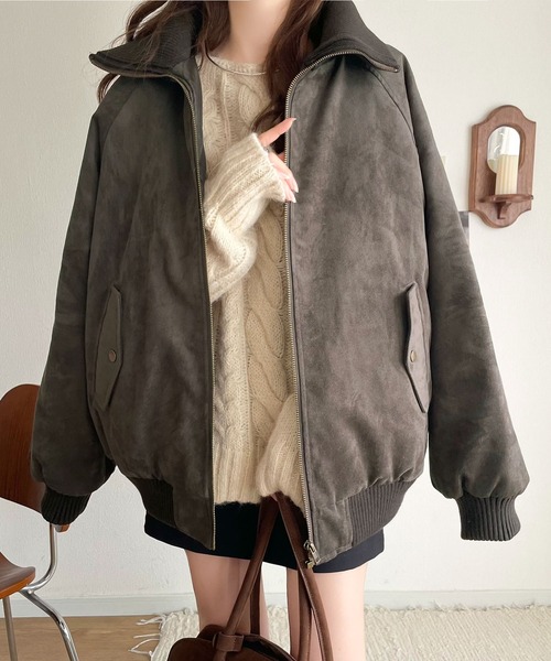 Java ブルゾン アウター 「JaVaジャバコラボ」甘辛バランスで“大人