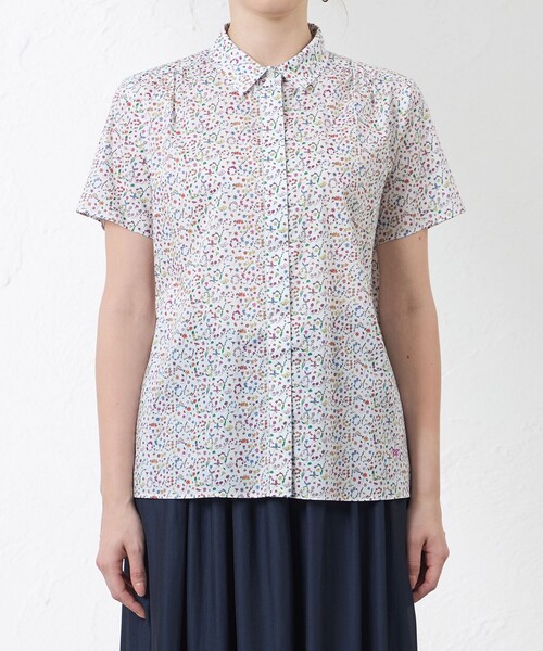 AMACA LIBERTY 襟付き半袖シャツ