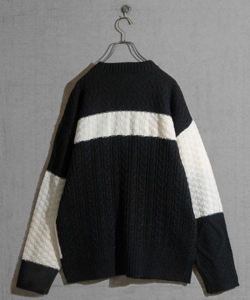 「Naive magic」 長袖ニット MEDIUM ホワイト メンズ_画像3