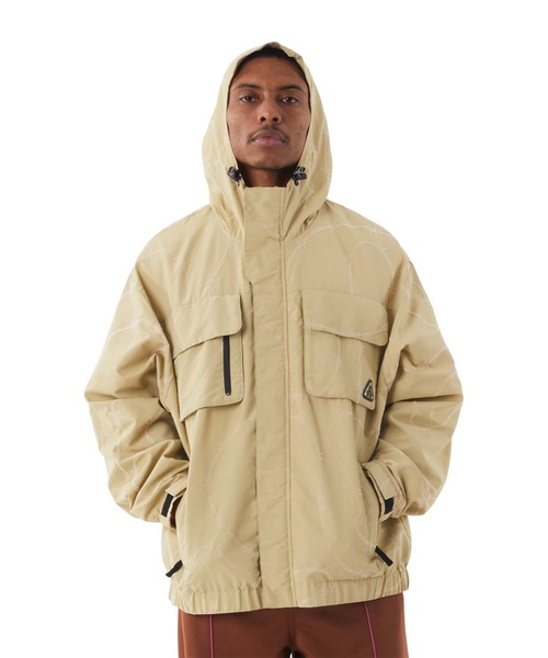 HUF」 ナイロンブルゾン LARGE ブルー系その他 メンズ HUF」 ナイロンブルゾン LARGE ブルー系その他 メンズ