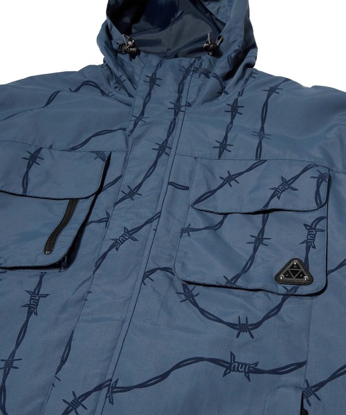 HUF」 ナイロンブルゾン LARGE ブルー系その他 メンズ HUF」 ナイロンブルゾン LARGE ブルー系その他 メンズ