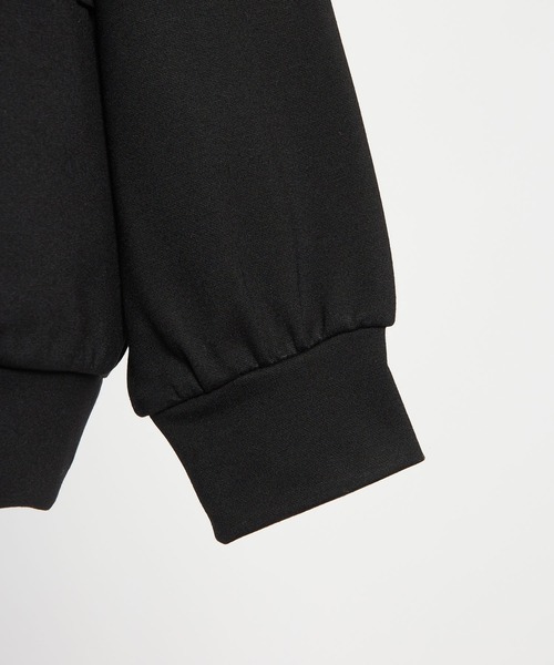 gomme（ゴム） ブルゾン アウター Rポンチローマ ラッフルブルゾン