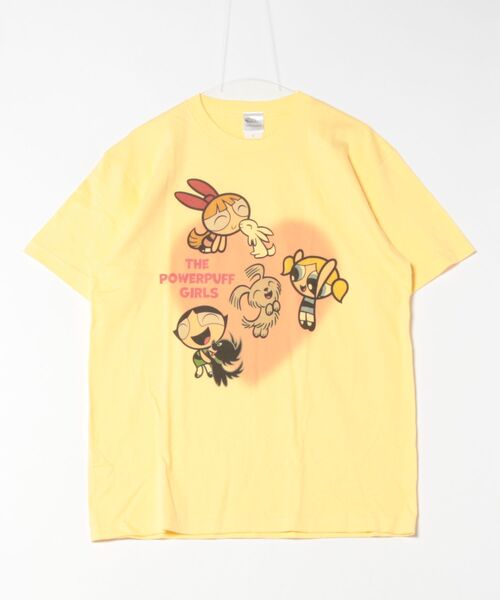 【新品未開封】パワーパフガールズ Tシャツ Lサイズ イエロー Rendez-Vous（ランデブー） tシャツ 「 The Powerpuff Girs