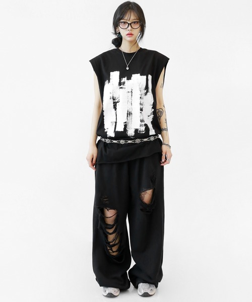 minsobi スウェットサルエルパンツ minsobi Official Online Store