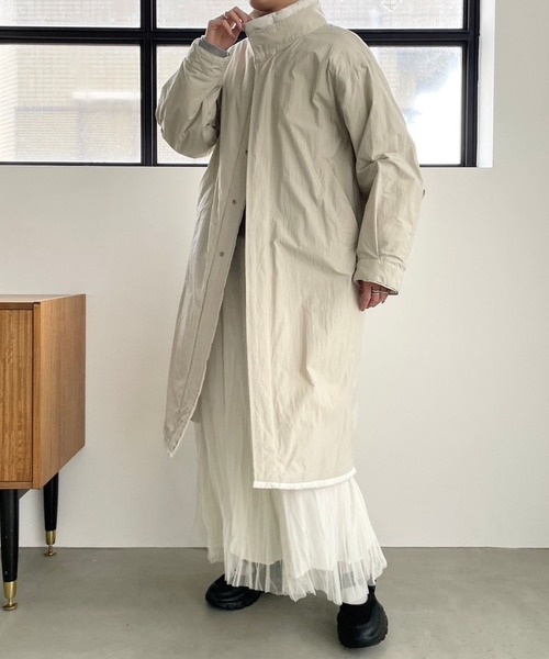 【新品タグ付】LOWRYS FARM アイボリー　コート　ローリーズファーム LOWRYS FARM（ローリーズファーム） コート LARGE アイボリー メンズ