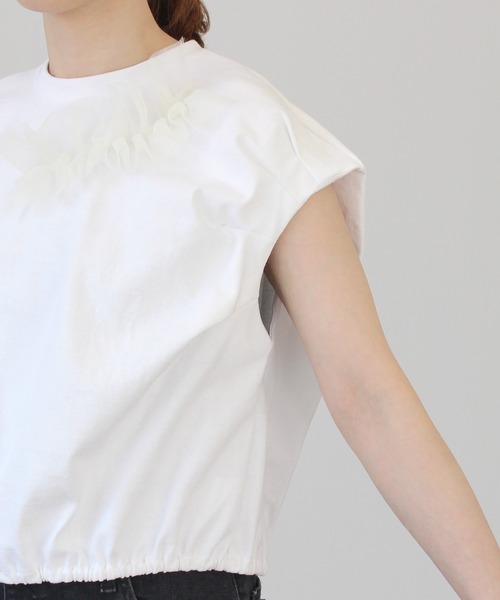 tシャツ チュールノースリーブ レディース : ZOZOTOWN Yahoo!店 - 通販