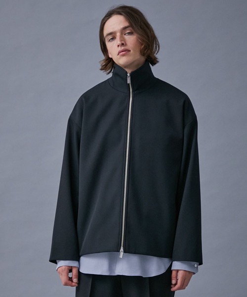 「PUBLIC TOKYO」 ジップアップブルゾン 3 ブラック メンズ_画像5