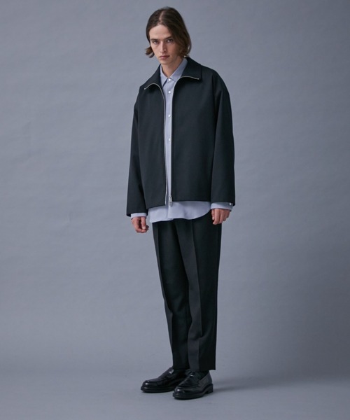 「PUBLIC TOKYO」 ジップアップブルゾン 3 ブラック メンズ_画像6