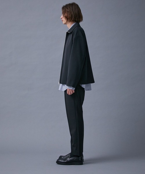 「PUBLIC TOKYO」 ジップアップブルゾン 3 ブラック メンズ_画像8