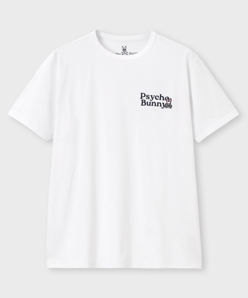 GLAY 白 20th Anniversary Tシャツ フテネコ Psycho Bunny（サイコバニー） tシャツ 「20th Anniversary」ワード