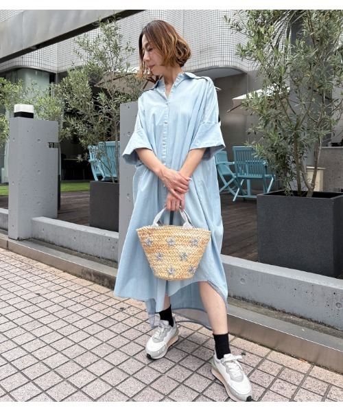 【カサブランカ】nouer カゴバッグ　美品 カサブランカ様専用】nouer カゴバッグ 美品 - メルカリ