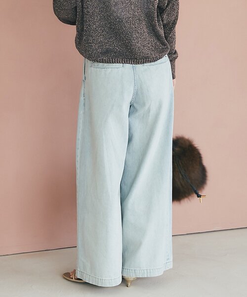 La boutique BonBon ハイウエストバギーデニムパンツ La boutique Bonbon ジーンズ デニム デニムパンツ 「待望の復刻