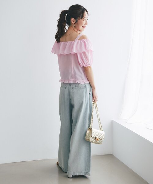 完売品La boutique BonBon ハイウエストバギーデニム La boutique BonBon ハイウエストバギーデニムパンツ - メルカリ