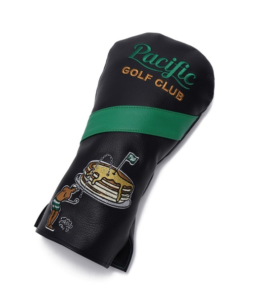 ゴルフ EMBROIDERY LEATHER DRIVER HEAD COVER メンズ レディース