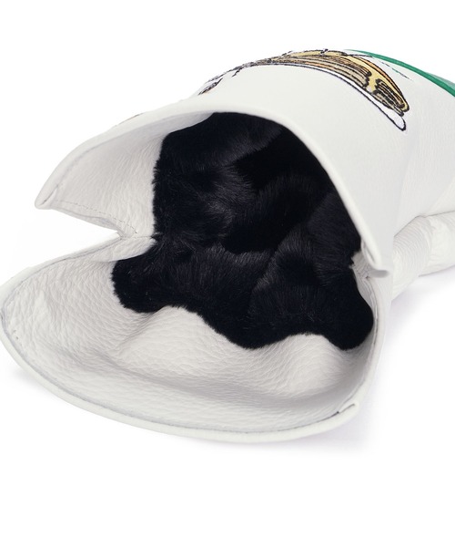 ゴルフ EMBROIDERY LEATHER DRIVER HEAD COVER メンズ レディース