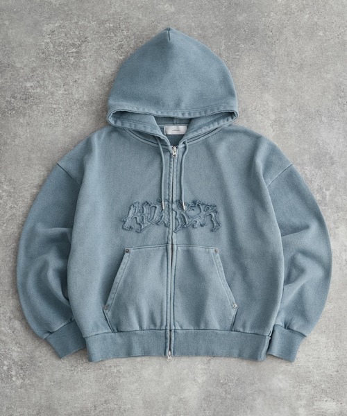 ADRER 「ADRER」 ジップアップパーカー S ブラック メンズ