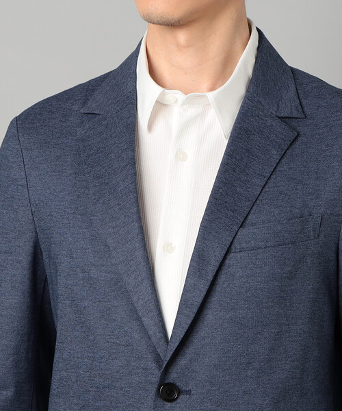 コムサ・メン（COMME CA MEN）/【セットアップ対応】エアードットジャージープリント パッチポケットジャケット COMME CA MEN（コムサメン） ジャケット テーラードジャケット