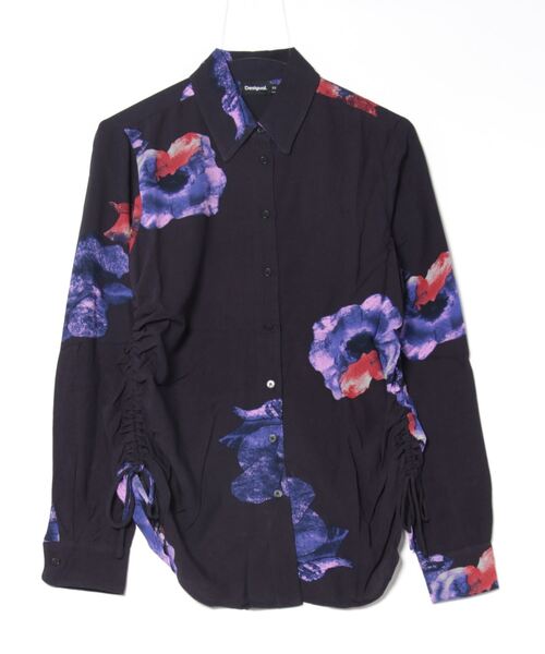 「Desigual」 長袖シャツ M パープル レディース