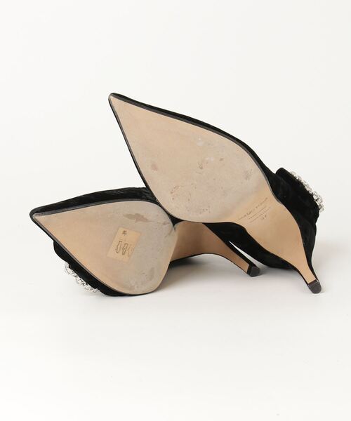 Sergio rossi（セルジオロッシ） ビジューパンプス 37 ブラック