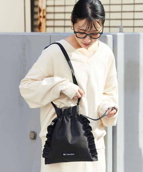 値下げ　美品　Columbia ベージュ フリークスストア FREAK'S STORE 「FREAK'S STORE」 「Columbia」トートバッグ ONE