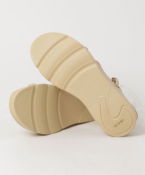 「A de Vivre」 フラットサンダル L イエロー レディース_画像3