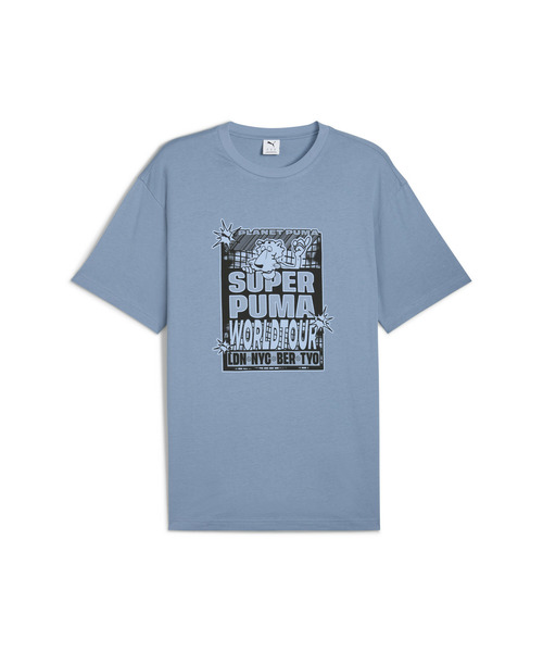 PUMA（プーマ） tシャツ メンズ グラフィック スーパー ワールド