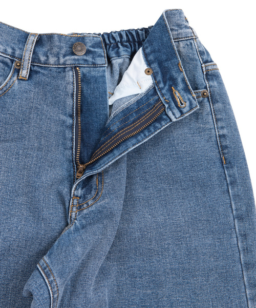 [PUNYUS] Denim брюки 3 свет индиго голубой женский 