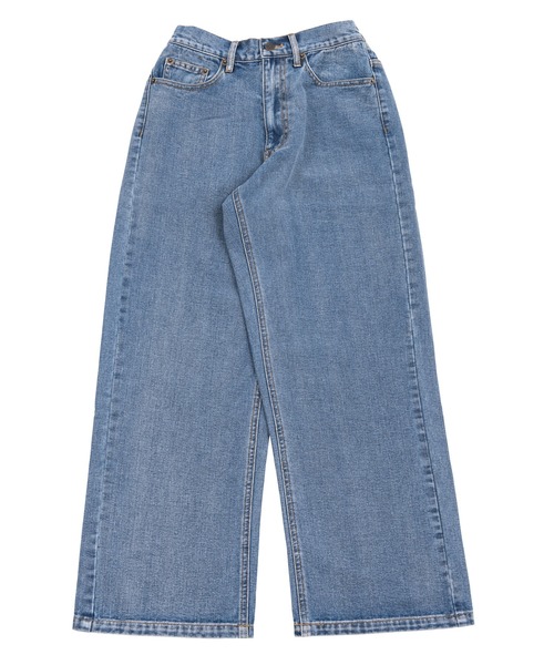 [PUNYUS] Denim брюки 3 свет индиго голубой женский 