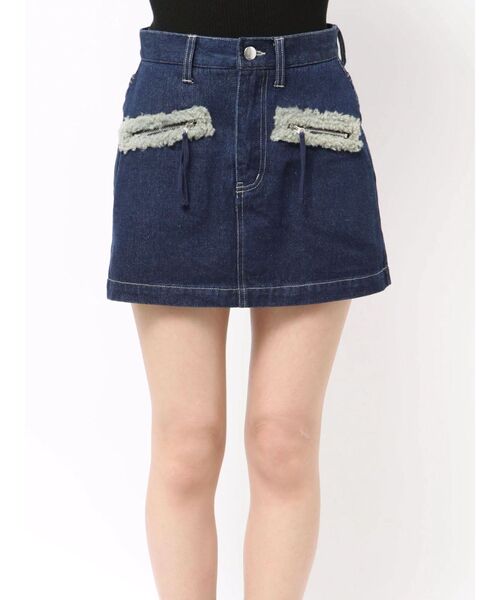 EMODAデニムジャケット スカートセット EMODA（エモダ） スカート ボアポケットミニスカート : ZOZOTOWN Yahoo