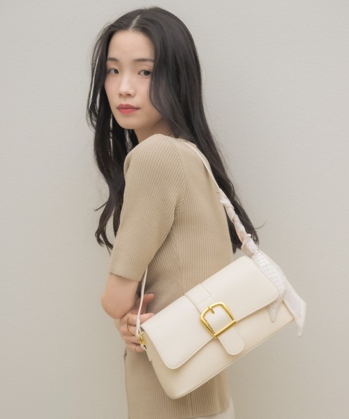 NEUNA（ヌナ） ショルダーバッグ バッグ 「スカーフ付き！」ビッグ