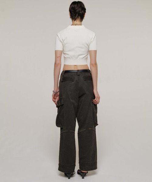 JOSE MOON/ジョゼムーンジップニットカーディガンBLACK JOSE MOON（ジョゼムーン） ニット セーター ZIP KNIT CARDIGAN/ジップ