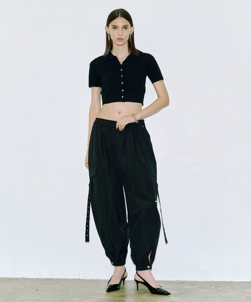 トップス JOSEMOON CROP POLO KNIT CARDIGAN JOSE MOON（ジョゼムーン） カーディガン CROP POLO KNIT CARDIGAN
