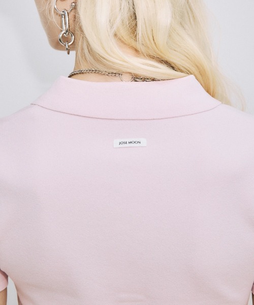 JOSE MOON（ジョゼムーン） カーディガン CROP POLO KNIT CARDIGAN