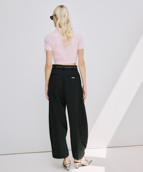 JOSE MOON（ジョゼムーン） カーディガン CROP POLO KNIT CARDIGAN