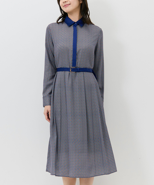 ナラカミーチェ（NARACAMICIE）/【NARACAMICIE】幾何柄ワンピース NARACAMICIE（ナラカミーチェ） ワンピース 「NARACAMICIE」幾何柄