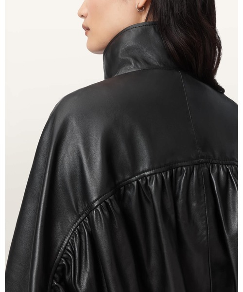 ALLSAINTS ma1 ma-1 FELDA LEATHER BOMBER JACKET | レザー