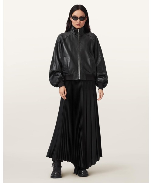 「11111」 ALLSAINTS（オールセインツ） ma1 ma-1 FELDA LEATHER BOMBER JACKET