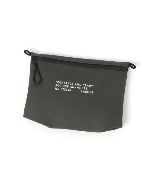 LAKOLE（ラコレ） ポーチ 「撥水」WRフラットポーチ / 580730