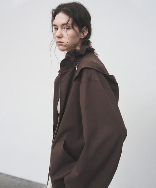 ジャケット・アウター tageechita tageechita ブルゾン アウター 「tageechita」フリルカラー デザイン