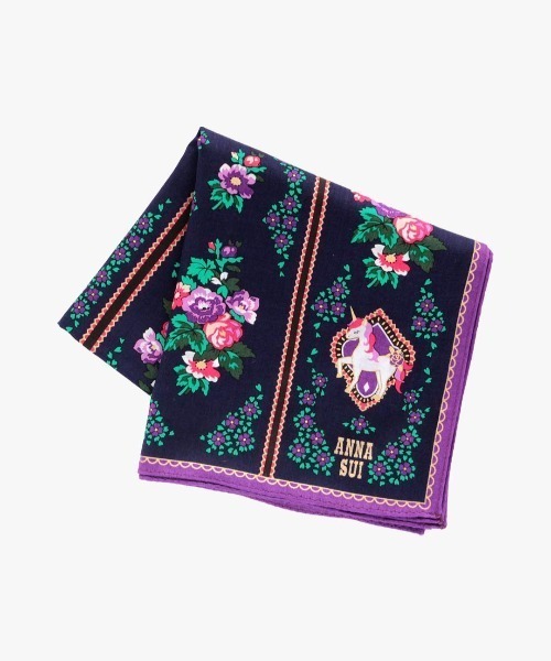 ANNA SUI（アナスイ） ハンカチ 干支 午 プリントハンカチ レディース