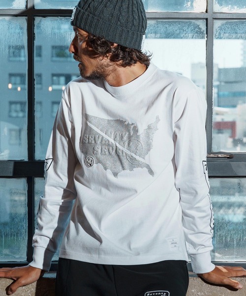 ロンT 刺繍ロンT(M ホワイト): トップス｜Right-on公式オンラインショップ