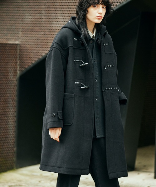 FIDELITY（フェデリティー） ダッフルコート MEDIUM ブラック メンズ