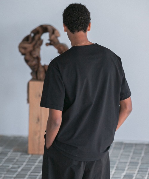 「SCYE BASICS」 半袖Tシャツ 40 ブラック メンズ_画像9