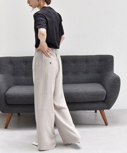 「quaranciel」 半袖ニット ONE SIZE ブラック レディース_画像9